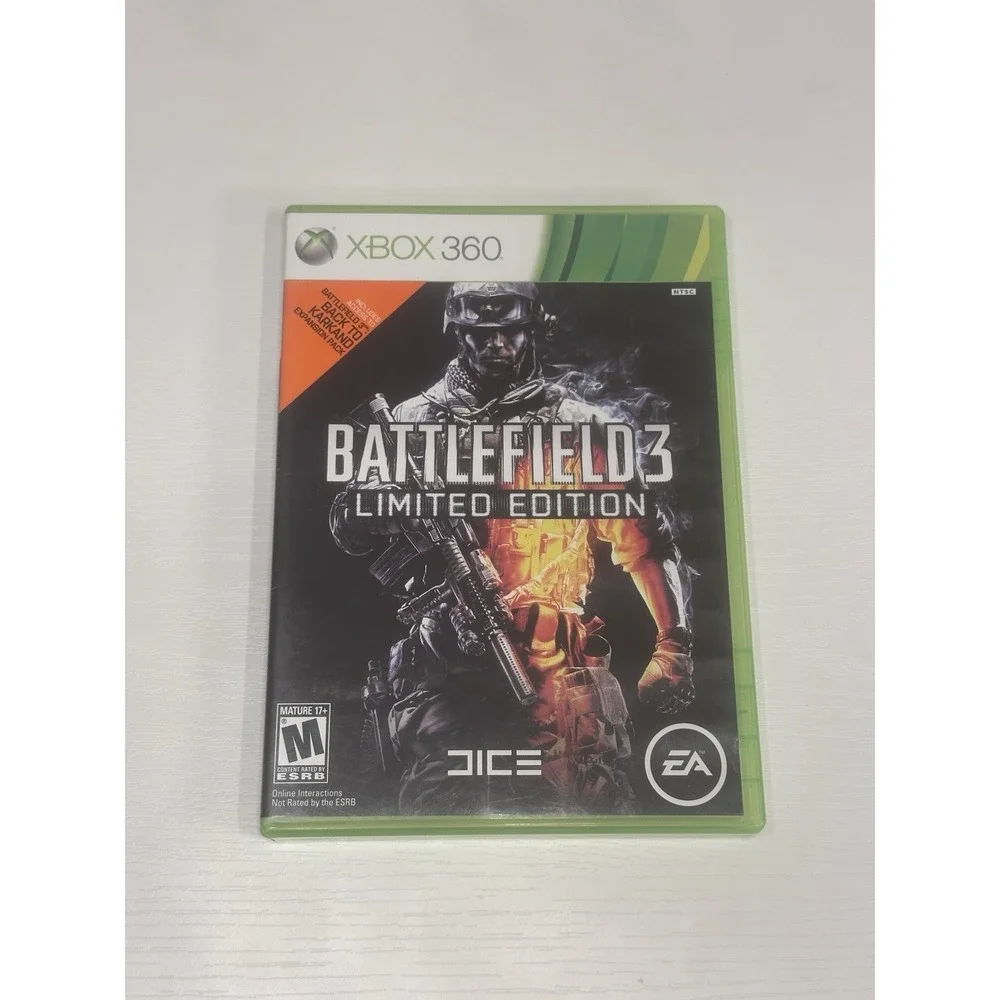 Xbox 360 Battlefield 3 Limited Edition Complete CIB